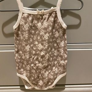 Jamie Kay Organic Cotton Bodysuit Fawn Floral